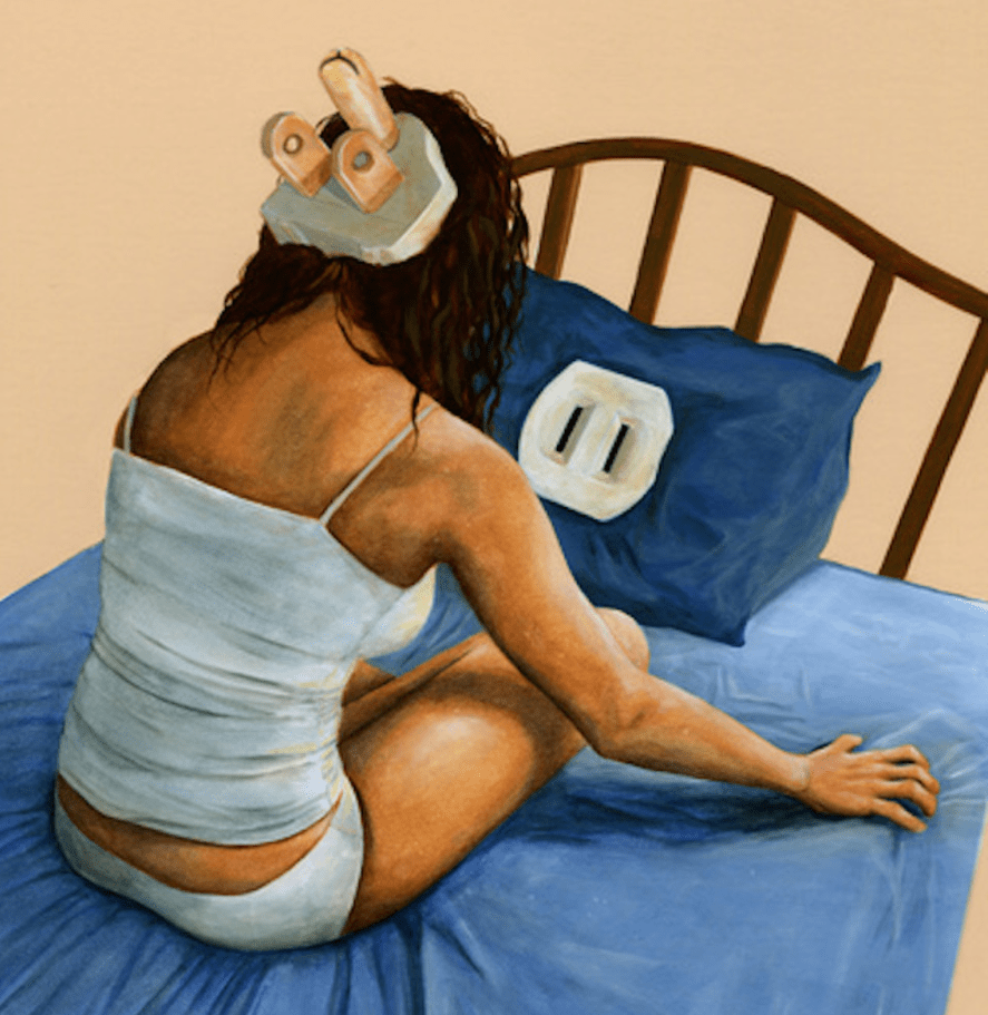 Artist's rendition of insomnia